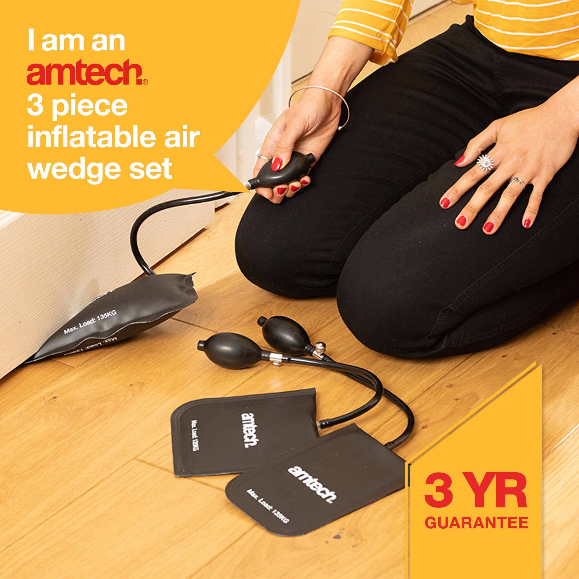 3pc Inflatable Air Wedge Set - Fallback Image