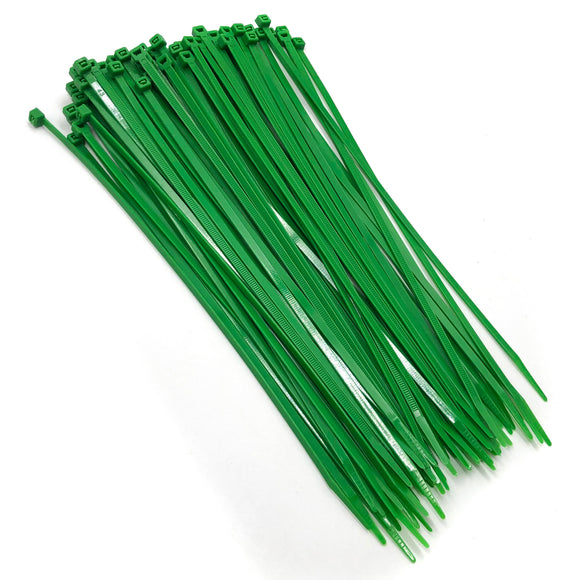 60pcs TIE WRAPS (300 x 4.8 mm) GREEN