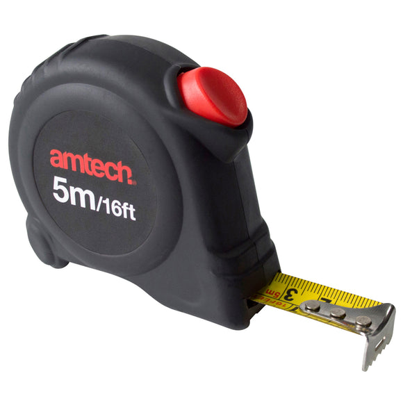 5m x 19mm SELF LOCKING MEASURING TAPE