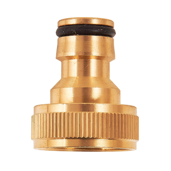 3/4" BRASS HOSE CONNECTOR - MALE