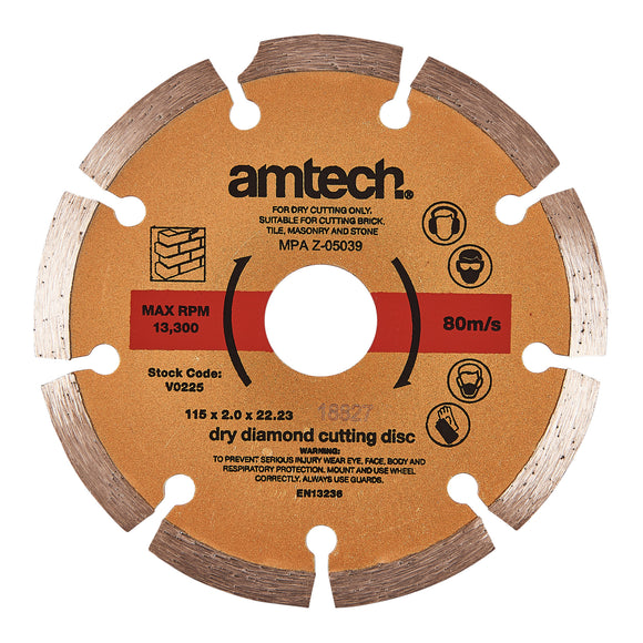 115mm SINTERED  DIAMOND 2.4MM CUTTING DISC