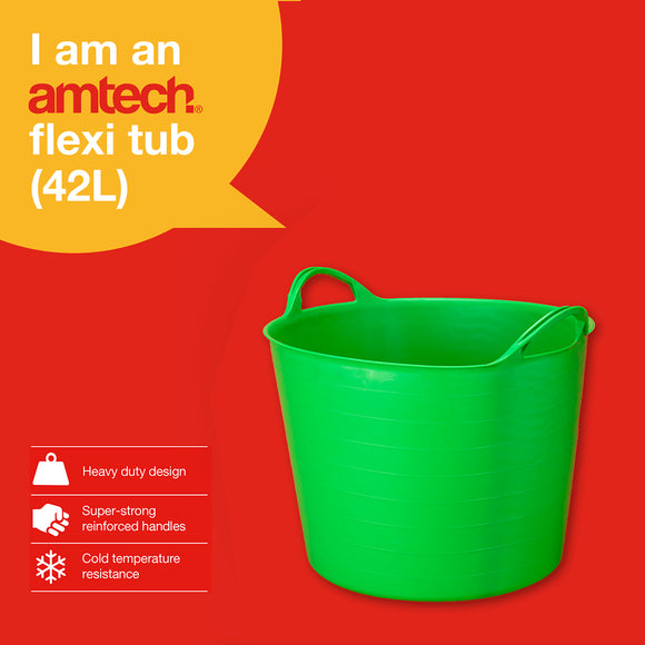 FLEXITUB 42L GREEN (VIRGIN)