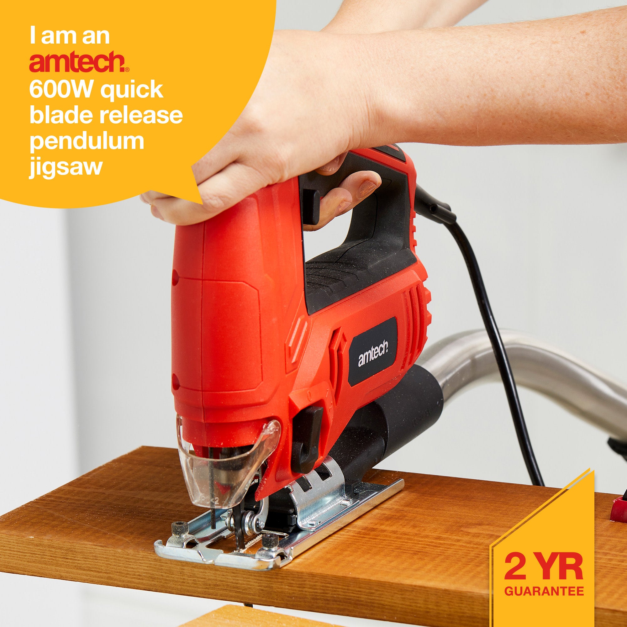 230V 600W Pendulum Jigsaw With Quick Blade Release - Fallback Image