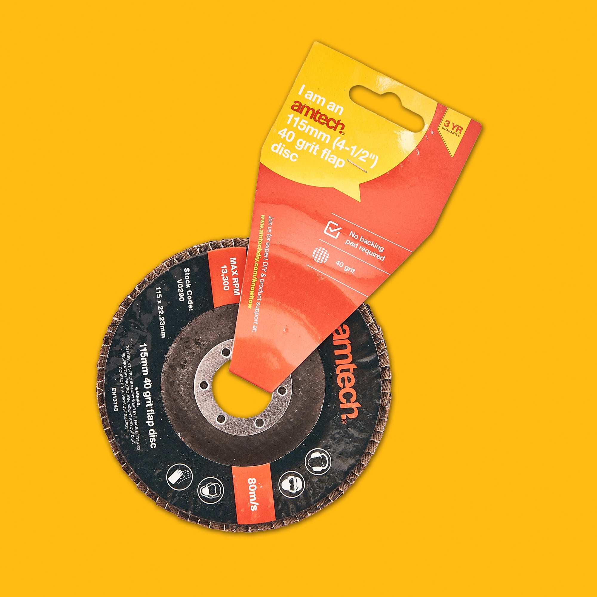 115mm 40 Grit Flap Disc - Fallback Image