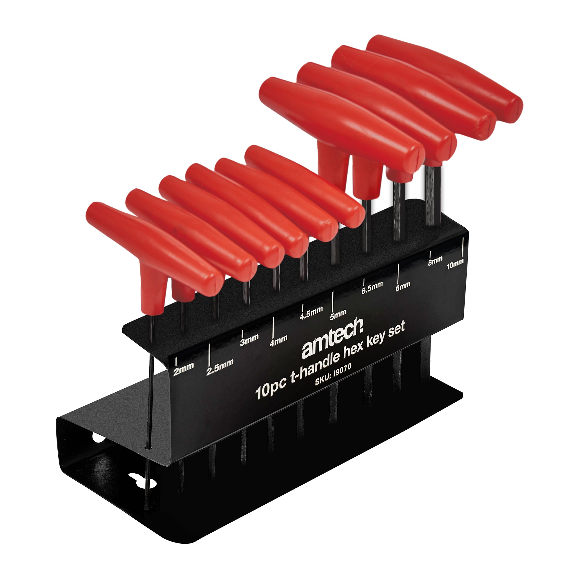 10pc T-Handle Hex Key Set