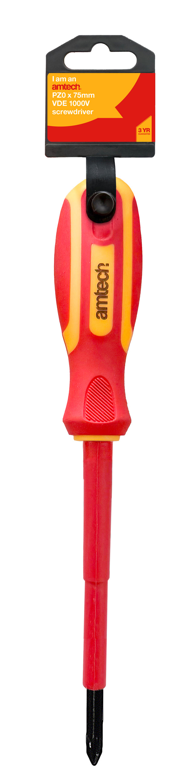 75mm Pozidriv Vde 1000V Electrical Screwdriver With Pz 0 Tip - Fallback Image