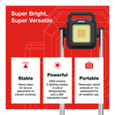 30W Telescopic Rechargeable Worklight-4