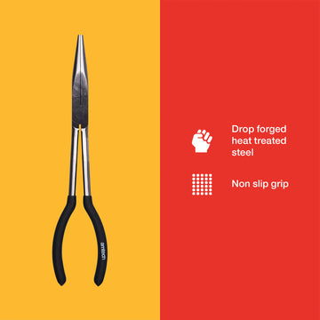 280mm (11'') LONG NOSE PLIERS