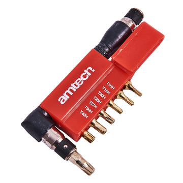 9pc OFFSET TAMPERPROOF TORX BIT SET