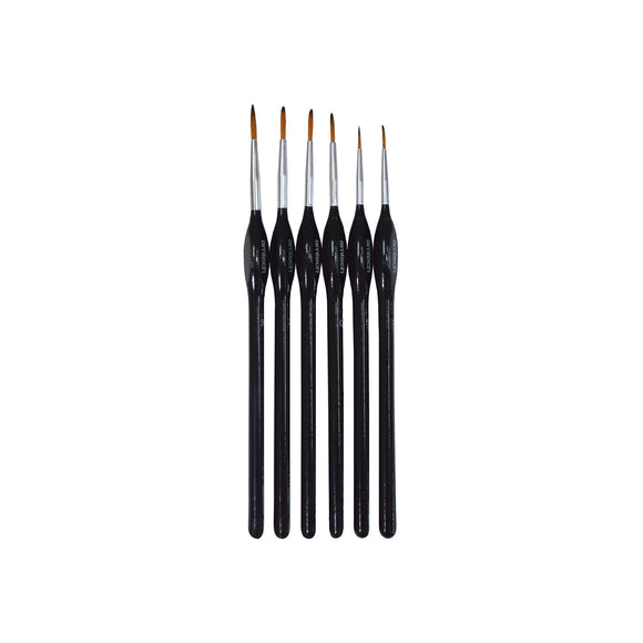 6PCS FINE DETAIL PAINT BRUSH SET