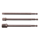 3pc 150MM 1/4"  HEX EXTENSION ADAPTER SET