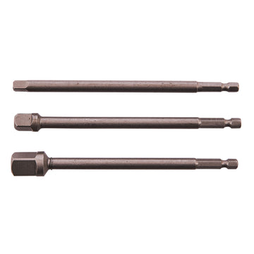 3pc 150MM 1/4"  HEX EXTENSION ADAPTER SET