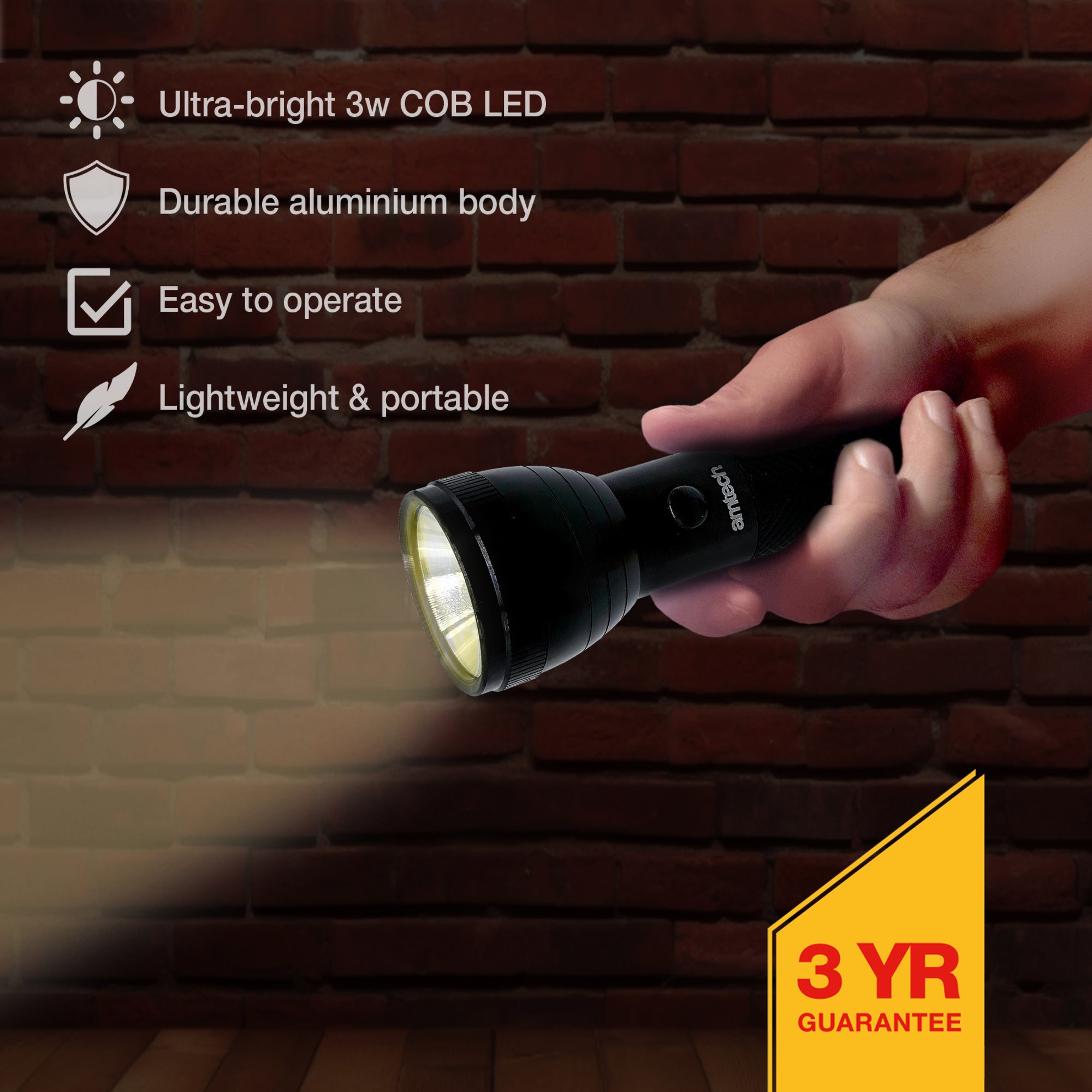3 W COB LED Torch - Fallback Image