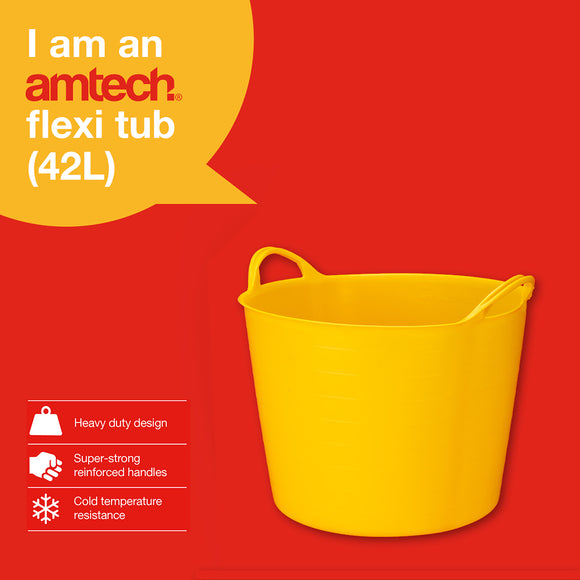 FLEXITUB 42L YELLOW (VIRGIN)