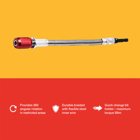 1/4" HEX QUICK CHANGE 240 mm FLEXIBLE DRIVE