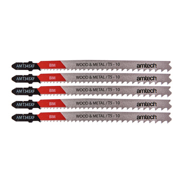 5pc WOOD & METAL JIGSAW BLADE SET (AMT345XF)