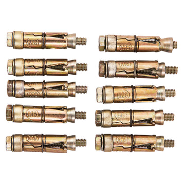 10pc M6 x 50mm EXPANSION BOLTS