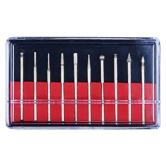 10pc DIAMOND BURR SET