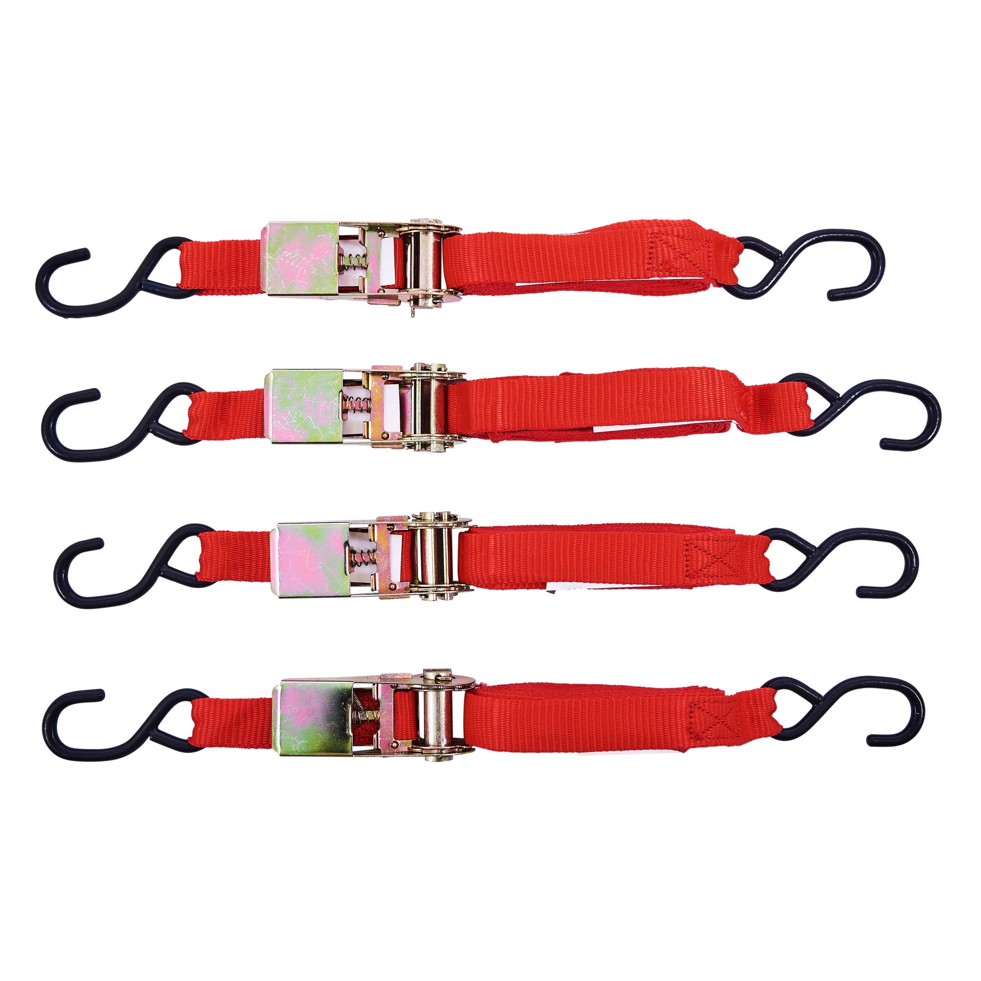 4pc 25mm RATCHET TIE DOWN SET