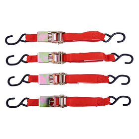 4pc 25mm RATCHET TIE DOWN SET