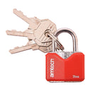 20mm RHOMBIC CHROME PLATED IRON PADLOCK