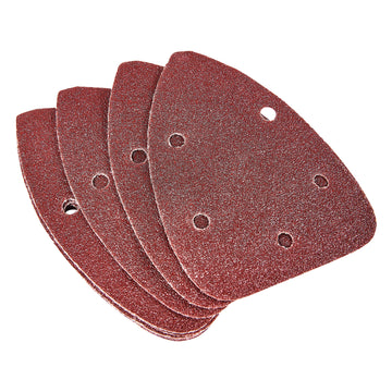 10pc  DELTA SANDING SHEET SET (P60 GRIT ) (140x140x100MM)