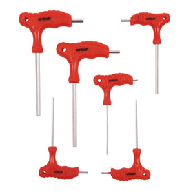6pc T-HANDLE HEX KEY SET