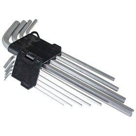 9pc EXTRA LONG METRIC HEX KEY SET