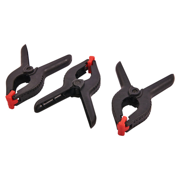 Amtech Spring Clamp Set – 14 Piece Heavy Duty Nylon Clamps In Mixed Sizes (6", 8", 10"), With Anti-Slip Handles