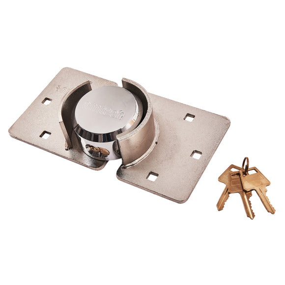 73mm SHACKLELESS ROUND PADLOCK WITH HASP