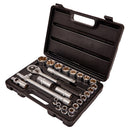 25pc 1/2" DRIVE SOCKET SET