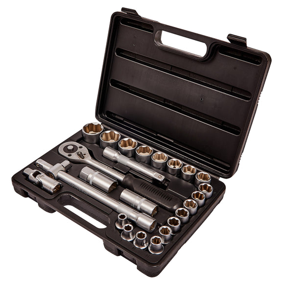 25pc 1/2" DRIVE SOCKET SET