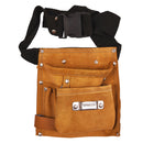 6 POCKET LEATHER TOOL BELT