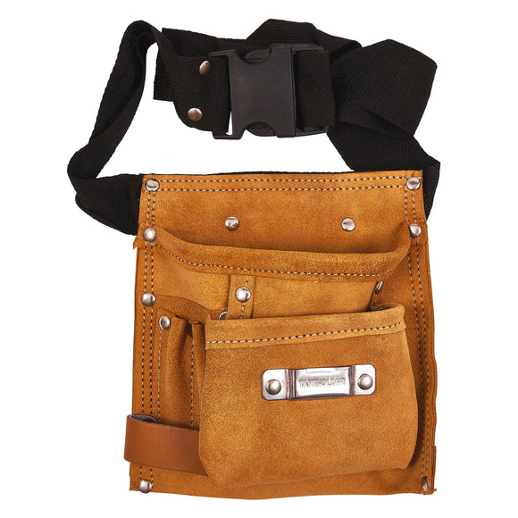6 POCKET LEATHER TOOL BELT
