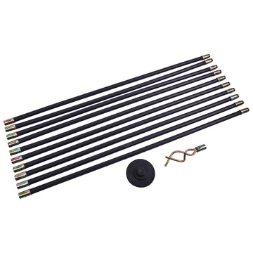 12pc DRAIN ROD SET