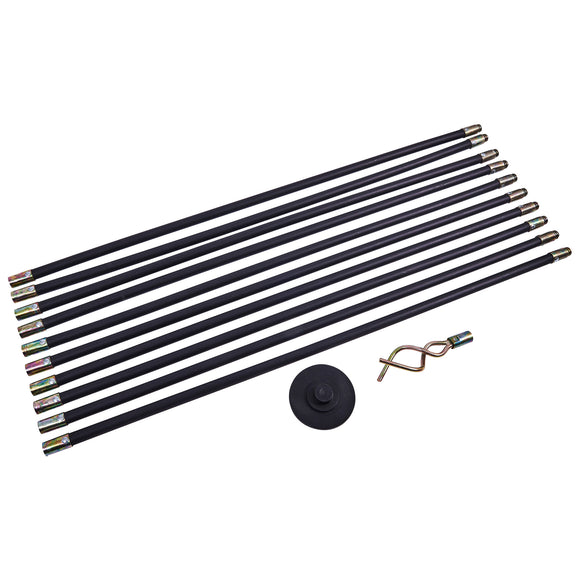 12pc DRAIN ROD SET