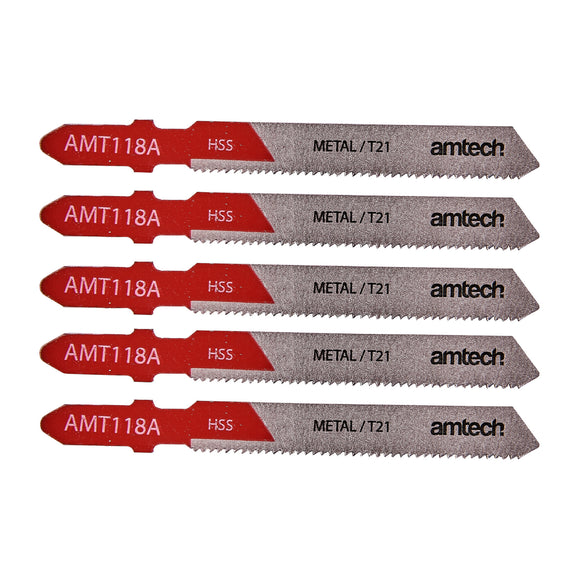 5pc METAL JIGSAW BLADE SET (AMT118A)