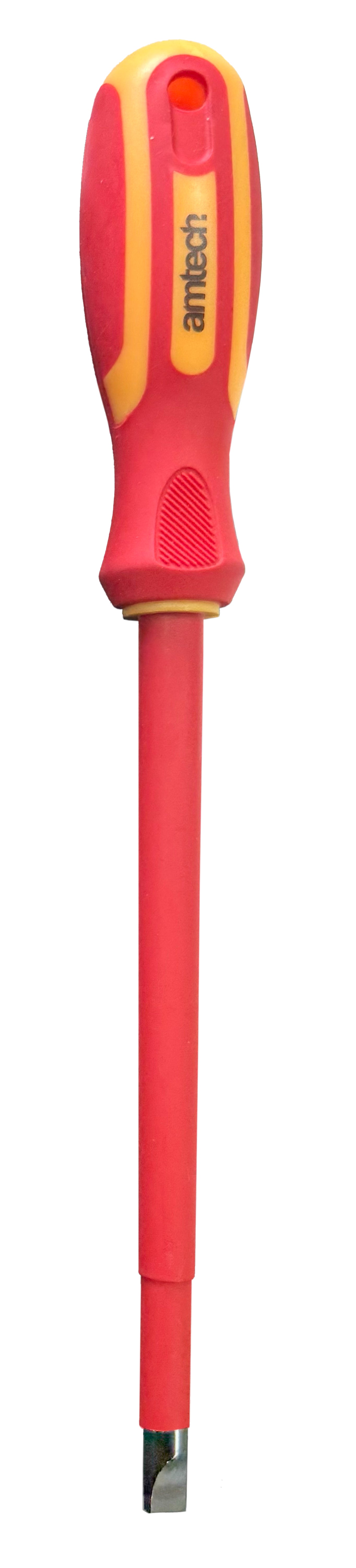 VDE Rated Insulated Screwdriver Slotted 8mm x 175mm | Amtech DIY