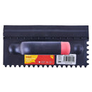 6mm NOTCHED ADHESIVE TROWEL WITH SQUEEGEE BLADE