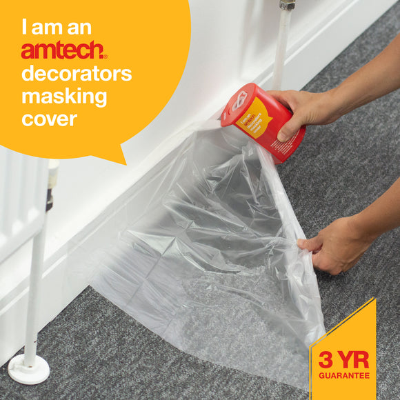 DECORATORS MASKING COVER WITH CUTTER (55 cm x 20M)