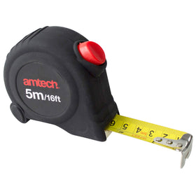 5m x 25mm SELF LOCKING MEASURING TAPE