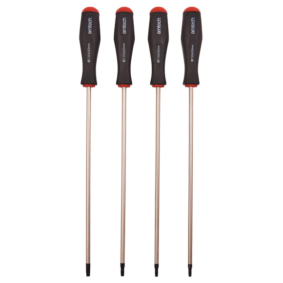 4pc LONG REACH TORX SCREWDRIVER SET