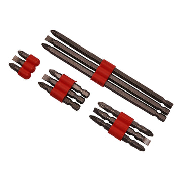 12pc ASSORTED CRV POWER BIT SET
