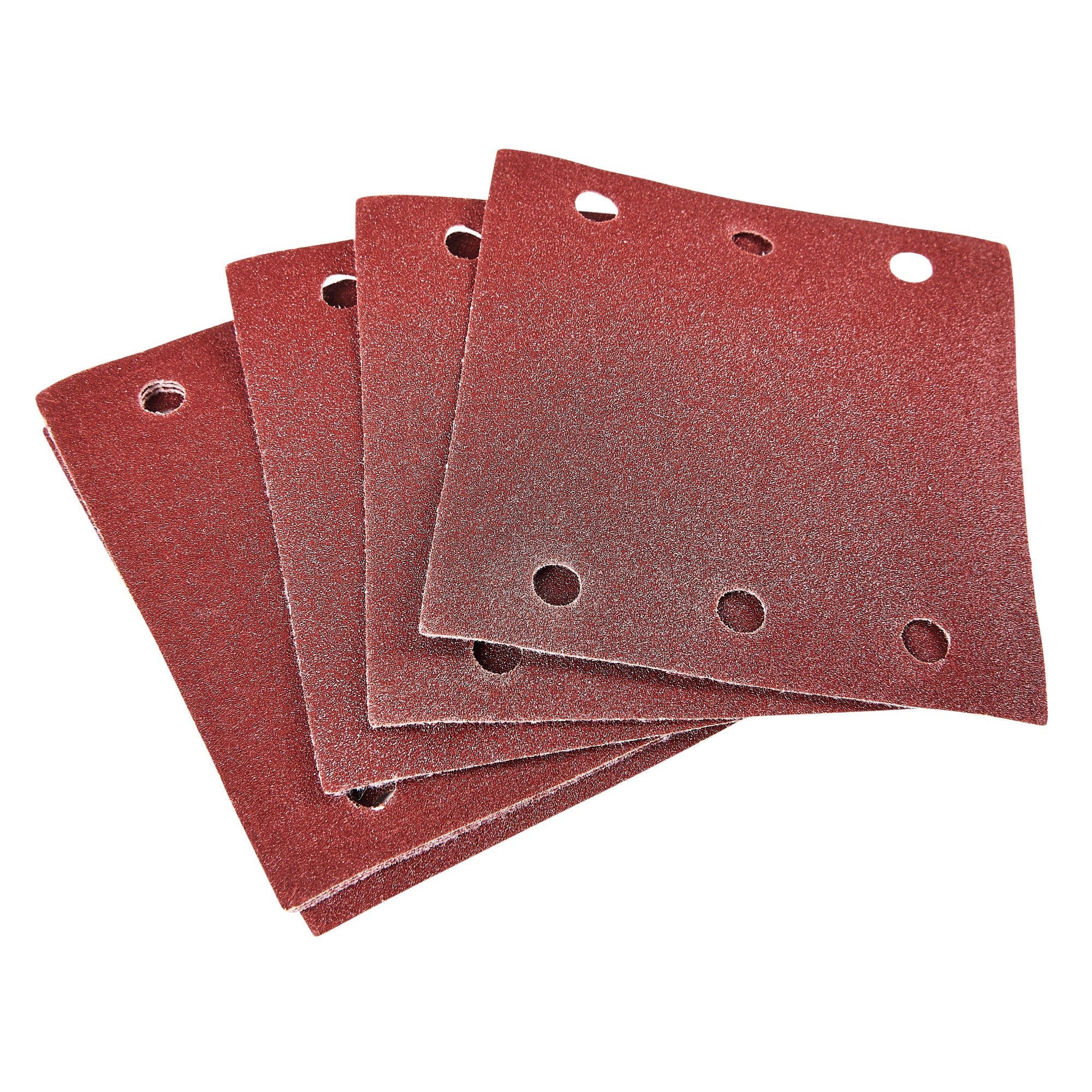 10pc SQUARE SANDING SHEET SET (P120 GRIT ) (110 X 100MM)
