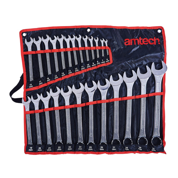 25pc COMBINATION METRIC SPANNER SET