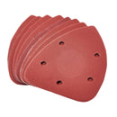 10pc  DELTA SANDING SHEET SET (P240 GRIT ) (140x140x100MM)