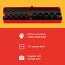 10pc 1/2" IMPACT SOCKET SET