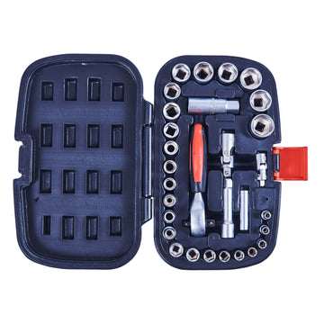 30pc 1/4" & 3/8" SOCKET SET