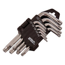 9pc L TYPE TORX KEY
