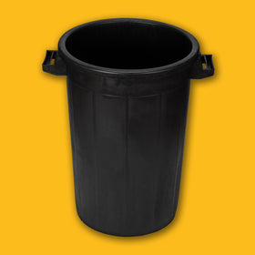 75L HEAVY DUTY BLACK BIN